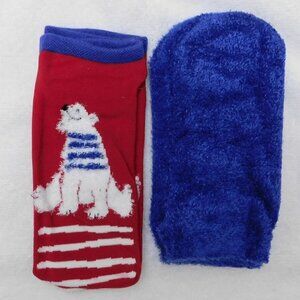 F126 Hue 2-Pk. Polar Bear Footsie Socks Gift Box